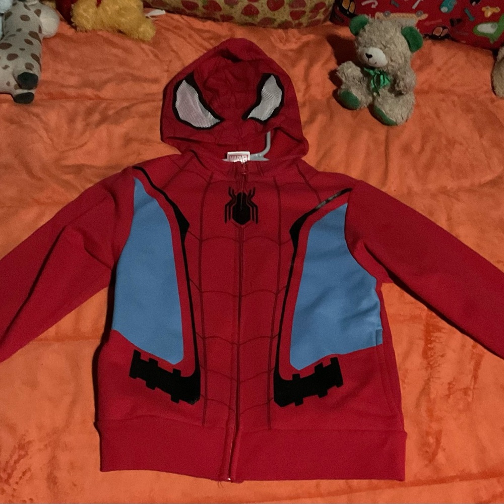 Spiderman Zipper Sweater for kids Size XS Like New!